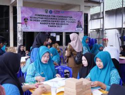Dinas P3A P2KB PMD Balangan Melaksanakan Pembinaan Peningkatan Kualitas Keluarga Daerah di Desa Lamida Bawah