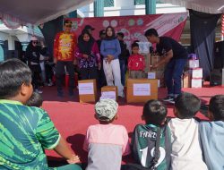 Peringati Hari buruh, Pemkab Balangan Gelar Senam bersama
