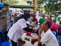 Gelar Pengobatan Gratis di Menara Pandang, Kapolresta Banjarmasin: Dekatkan Pelayanan Kesehatan kepada Masyarakat