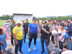 Laga Persahabatan PS Barito Putera U-20 vs Persetala Disambut Meriah Warga Pelaihari