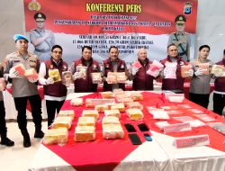 Sita 40,4 Kilogram Sabu, Operasi Antik Polda Kalsel Ringkus Dua Anak Buah Fredy Pratama