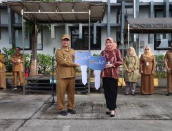 Dukung Pengelolaan Sampah, Bank Kalsel Bantu Kendaraan Roda Tiga kepada RSUD Ansari Saleh