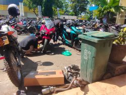 Pelanggar Mulai Mengambil Kendaraan yang Terjaring Operasi Patuh di Banjarmasin, Mereka Bilang Jera