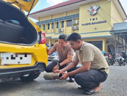 Ambil Kendaraan yang Terjaring Operasi Patuh, Pengendara Wajib Ganti Knalpot Brong dan Kelengkapan Lain