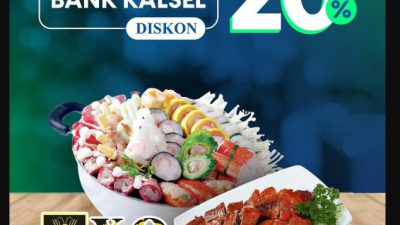 Diskon Khusus Penguna ATM Bank Kalsel di XO Cuisine dan XO SUKI