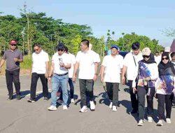 Bank Kalsel Jalan Santai Kenalkan Kantor Baru ke Pegawai Pemprov Kalsel