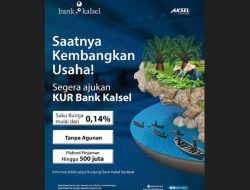 Program KUR Bank Kalsel Tawarkan Suku Bunga Ringan