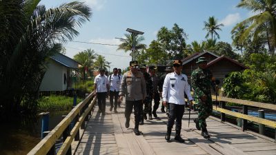Wali Kota Banjarmasin dan Forkopimda Tinjau Lokasi TMMD Ke-125, Warga Sambut Hangat Pembangunan