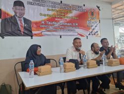 Taufik Rahman : Pentingnya sosialisasi Peraturan Daerah Terkait Hukum