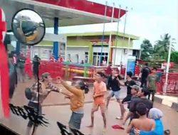 Viral di Media Sosial, Pengeroyokan depan SPBU Lingkar Dalam Banjarmasin