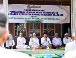 Pemkab Balangan Dukung Pembangunan Langgar Nurul Rahman di Halong