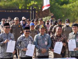 Disdukcapil Tanbu Perkuat Sinergi Layanan Publik, Teken Kerjasama dengan Satpol PP-Damkar dan Diskominfo