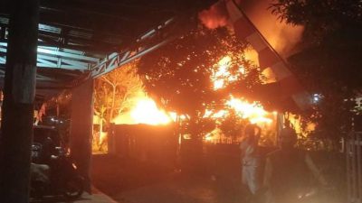 Satu Malam, Dua Kebakaran Guncang Banjarmasin