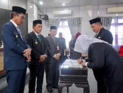 Bupati Balangan Lantik 26 Pejabat Lingkungan Pemkab Balangan, Untuk Penuhi Kebutuhan Organisasi Dan Memperkuat Kinerja