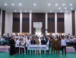 Semarak Muharram, Baznas Balangan Santuni Anak Yatim dan Gelar Pawai Ceria