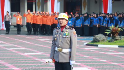 Dua Kali Jadi Komandan Upacara HUT RI di Balaikota, Kompol Indra Agung Perdana Putra Dua dapat Apresiasi Walikota Banjarmasin