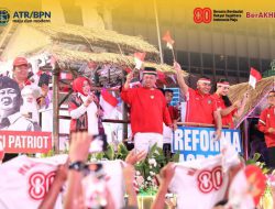 Lewat Karnaval Kemerdekaan HUT ke-80 RI, Menteri ATR/Kepala BPN Sampaikan Makna Kemerdekaan