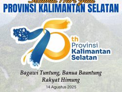 PTAM Intan Banjar Ucapkan Selamat Harjad 75 Kalimantan Selatan