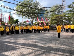 Peringati HUT ke-80 RI, DPD Golkar Kalsel Gelar Pengibaran Bendera Merah Putih