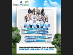 Hingga Juni, Total Penerimaan UPZ Bank Kalsel untuk zakat Sebesar Rp 4,5 Miliar
