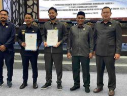 DPRD Bersama Walikota Banjarmasin Sahkan Perda Penyelenggaraan Kearsipan