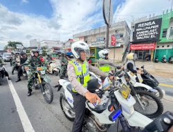 Jaga Kondusifitas, TNI-Polri Kabupaten Banjar Lakukan Patroli Gabungan