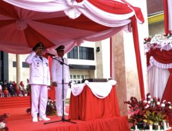 Bupati Kotabaru Muhammad Rusli Pimpin Upacara Peringatan HUT ke-80 Kemerdekaan RI