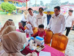 Pemkab Kotabaru Luncurkan Pemeriksaan Kesehatan Gratis dan Pemberian Obat Pencegahan Cacingan Tahap II