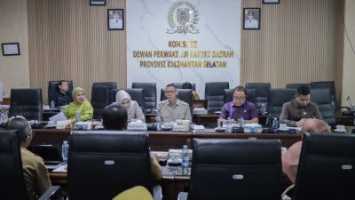 Komisi III DPRD Kalsel Bahas Rencana Anggaran Sektor Energi dan Sumber Daya Mineral untuk APBD 2026