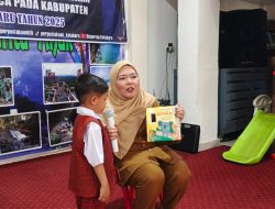 Anak TK Antusias Ikuti Cerita “Koala yang Pantang Menyerah” dari Pustakawan Dispersip Kotabaru