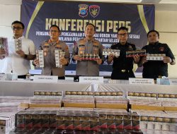 Polda Kalsel Gagalkan Peredaran 677.580 Batang Rokok Ilegal Senilai Rp505 Juta