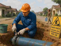 12 Jam Tanpa Air di Beberapa Wilayah, PTAM Jntan Banjar Lakukan Perbaikan Pipa 500mm