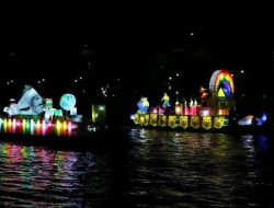 Kemeriahan Festival Jukung Hias Tanglong, Ramaikan Harjad ke-499 Kota Banjarmasin