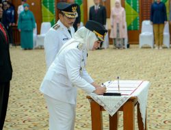 Wali Kota dan Wakil Wali Kota Banjarbaru Terpilih, Lisa Halaby – Wartono Resmi Dilantik