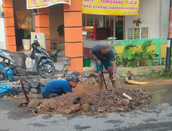 Kebocoran Pipa 500 MM, PTAM Intan Banjar Hentikan Suplai Air di Gambut Hingga Liang Anggang