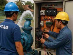 Perbaikan Panel Pompa Darurat, Suplai Air Bersih Zona Cempaka dan Trikora Terhenti