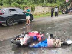 Kecelakaan Maut di Depan Masjid Agung Banjarbaru, Pengendara Motor Tewas Seketika