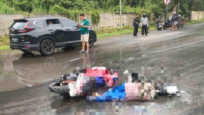 Kecelakaan Maut di Depan Masjid Agung Banjarbaru, Pengendara Motor Tewas Seketika
