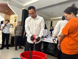 Setengah Kilo Sabu Senilai Rp 764 Juta di Musnahkan Polresta Banjarmasin