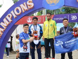 Yanuar Prihantoro Persembahkan Perak untuk Kalsel di nomor Lari 5K Pornas Korpri XVII 2025