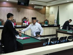 Kondisi Kesehatan Memburuk, Mantan Bupati Tabalong Memohon Penangguhan Penahanan Untuk Berobat ke Majelis Hakim.