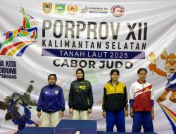 HST Raih Emas Pertama di Cabang Judo Porprov Kalsel XII
