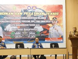 Tingkatkan Kemampuan Personel, Disdamkarmat Banjarmasin Gelar Diklat Teknis