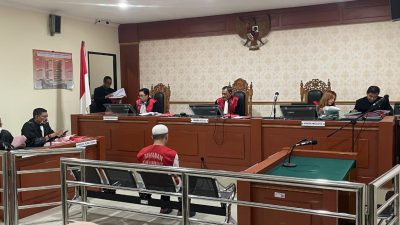 Mantan Napi Lapas Lampung Disidang Kasus Penyelundupan 21,9 Kilogram Sabu di Kalsel