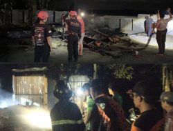Kebakaran Dua Desa di Kabupaten HST Satu Warga Jadi Korban Luka Bakar