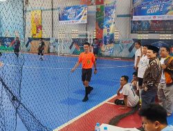 Wagub Kalsel Apresiasi dan Menyaksikan Turnamen Futsal PWI–Adaro Cup 2025