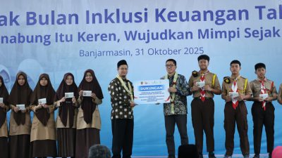 1.000 Rekening SimPel Bank Kalsel Diserahkan Saat Puncak Bulan Inklusi Keuangan 2025