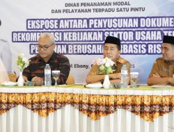 Pemkab Tanah Bumbu Gelar Ekspose Penyusunan Kebijakan Perizinan Berbasis Risiko