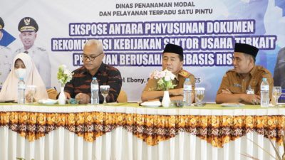 Pemkab Tanah Bumbu Gelar Ekspose Penyusunan Kebijakan Perizinan Berbasis Risiko