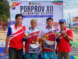 Voli Pasir Banjarmasin Singkirkan Juara Bertahan Tapin di Final Porprov XII Kalsel